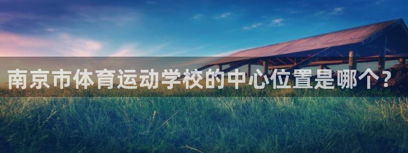 德国MK体育官方正版app集团:南京市体育运动学校的中心位置